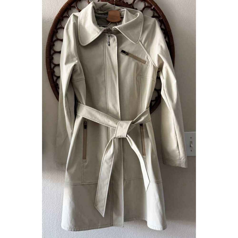 Athleta trench coat side small